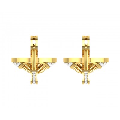 Perry Diamond Earrings in Gold
